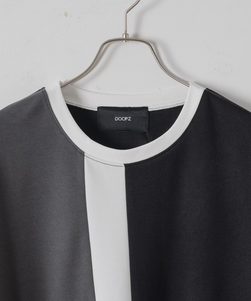 DOOPZ(ドープス)の「P/E Switching Smooth Tee - P/E スイッチングスムースT(Tシャツ/カットソー・メンズ・ホワイト/ブラック・SMALL/MEDIUM/LARGE)」の4枚目の写真