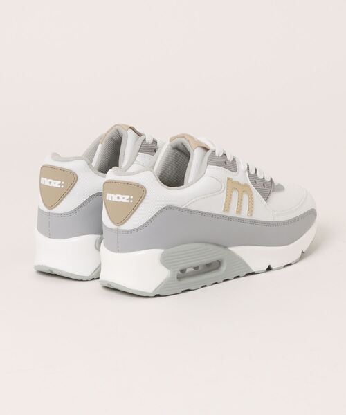 moz（モズ）の「《moz:SWEDEN LAGOM》MZ-8263（スニーカー・レディース・ホワイト/ブラック×ホワイト/ライトグレー/ブラウン系その他/ブラック/ブラック系その他/ベージュ/グレー/ネイビー・24.5cm/23.5cm/22.5cm/24.0cm/23.0cm）」の14枚目の写真