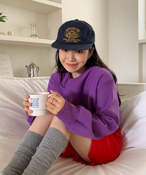 LYEON(リヨン)の「キャンプキャップ/刺繍ロゴキャップ(キャップ・レディース・オフホワイト/ネイビー・FREE)」の11枚目の写真