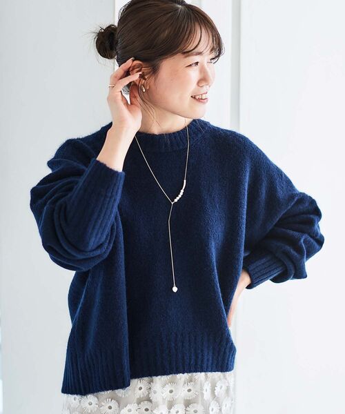 le.coeur blanc（ルクールブラン）の「パールスライダーネックレス（ネックレス・レディース・ゴールド・FREE）」の8枚目の写真