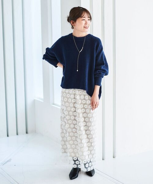 le.coeur blanc（ルクールブラン）の「パールスライダーネックレス（ネックレス・レディース・ゴールド・FREE）」の10枚目の写真