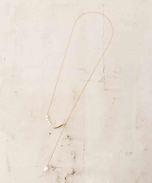 le.coeur blanc（ルクールブラン）の「パールスライダーネックレス（ネックレス・レディース・ゴールド・FREE）」の11枚目の写真