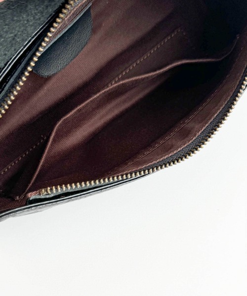 CANAL JEAN（キャナルジーン）の「El mar　レクタングルレザーショルダーバッグ（ショルダーバッグ・レディース・ブラック/ブラウン・ONE SIZE）」の15枚目の写真