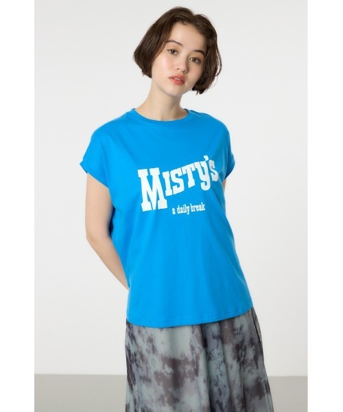 RODEO CROWNS WIDE BOWL(ロデオクラウンズワイドボウル)の「MISTYフレンチスリーブトップス(Tシャツ/カットソー・レディース・ブルー/チャコールグレー/レッド/オフホワイト・FREE)」の20枚目の写真