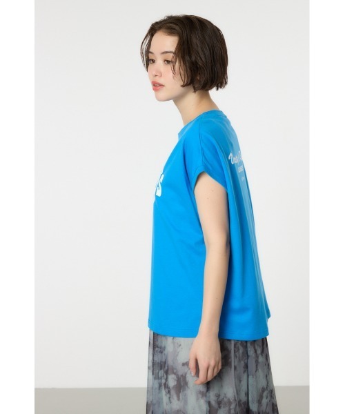 RODEO CROWNS WIDE BOWL(ロデオクラウンズワイドボウル)の「MISTYフレンチスリーブトップス(Tシャツ/カットソー・レディース・ブルー/チャコールグレー/レッド/オフホワイト・FREE)」の18枚目の写真