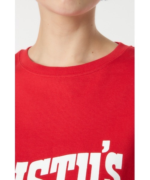 RODEO CROWNS WIDE BOWL(ロデオクラウンズワイドボウル)の「MISTYフレンチスリーブトップス(Tシャツ/カットソー・レディース・ブルー/チャコールグレー/レッド/オフホワイト・FREE)」の7枚目の写真