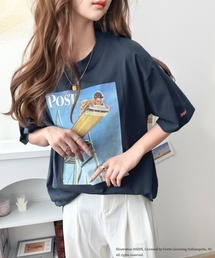 『THE SATURDAY EVENING POST』×クラシカルエルフ 別注グラフィックTシャツ【Boy on High Dive】