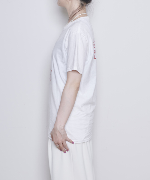 Rouge vif Anna（ルージュヴィフアンナ）の「前後ロゴコンパクトT（Tシャツ/カットソー・レディース・ホワイト/ライトベージュ・フリー）」の21枚目の写真