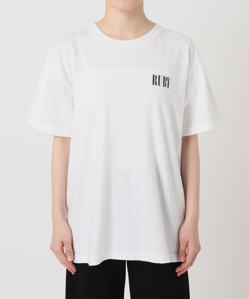 トップス AP STUDIO waters white ruby print tee WATER'S WHITE RUBY Print TEE（Tシャツ/カットソー）｜AP