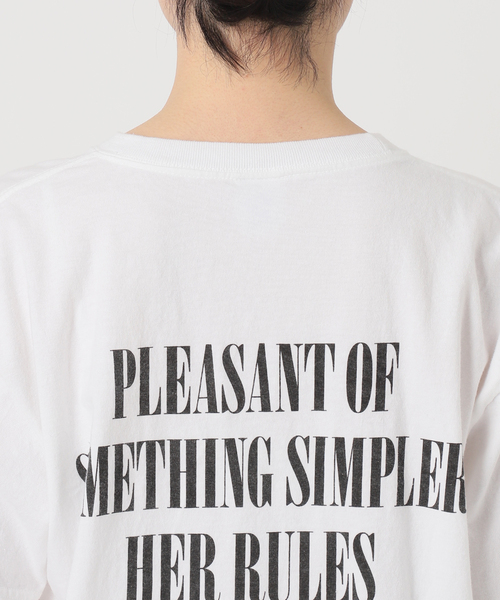 AP STUDIO（エーピーストゥディオ）の「WATER’S WHITE RUBY Print TEE（Tシャツ/カットソー・レディース・グリーン/ホワイト/カーキ・FREE）」の6枚目の写真