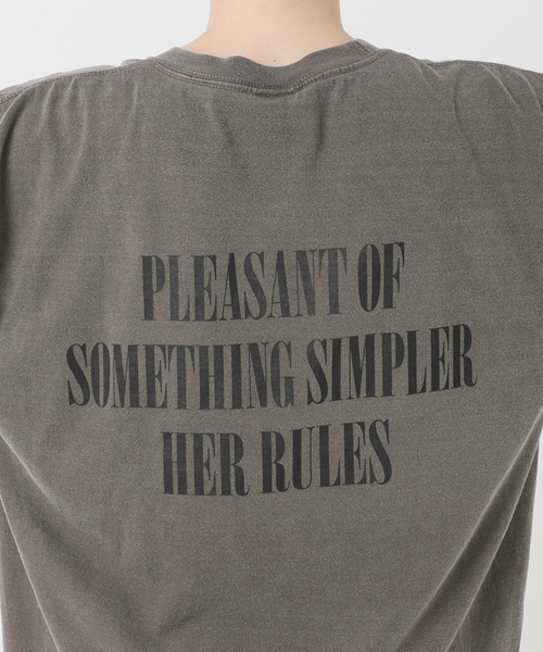 AP STUDIO（エーピーストゥディオ）の「WATER’S WHITE RUBY Print TEE（Tシャツ/カットソー・レディース・グリーン/ホワイト/カーキ・FREE）」の12枚目の写真