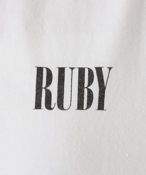 AP STUDIO（エーピーストゥディオ）の「WATER’S WHITE RUBY Print TEE（Tシャツ/カットソー・レディース・グリーン/ホワイト/カーキ・FREE）」の13枚目の写真