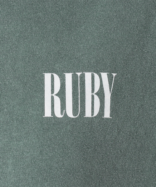 AP STUDIO（エーピーストゥディオ）の「WATER’S WHITE RUBY Print TEE（Tシャツ/カットソー・レディース・グリーン/ホワイト/カーキ・FREE）」の14枚目の写真