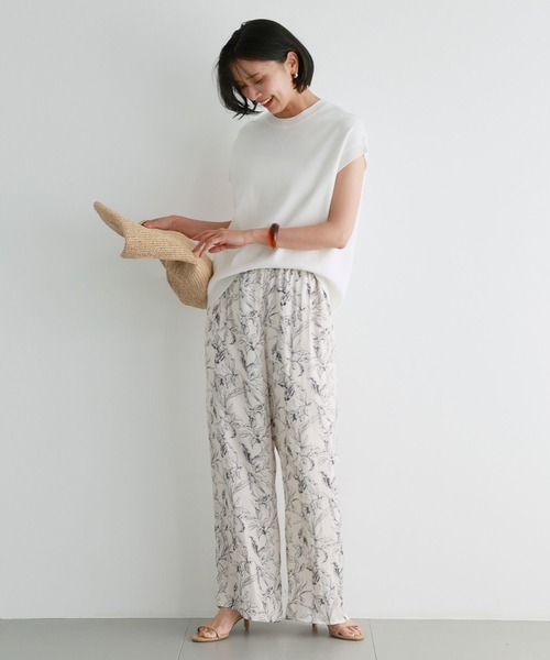 BARNYARDSTORM（バンヤードストーム）の「BARNYARDSTORM / ラインドローイングパンツ（その他パンツ・レディース・オフホワイト/ブラック・S/M）」の4枚目の写真