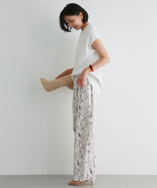 BARNYARDSTORM（バンヤードストーム）の「BARNYARDSTORM / ラインドローイングパンツ（その他パンツ・レディース・オフホワイト/ブラック・S/M）」の5枚目の写真