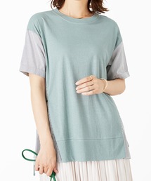 サイドリボン切替デザインプルオーバー