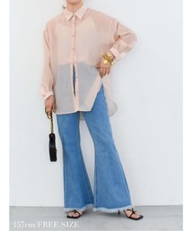 loose bootcut denim