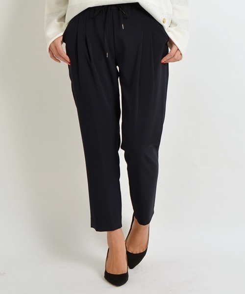 SHIPS for women（シップスフォーウィメン）の「ジャージードローストリングパンツ（その他パンツ・レディース・ブラック/キャメル/ネイビー・38/36）」の3枚目の写真