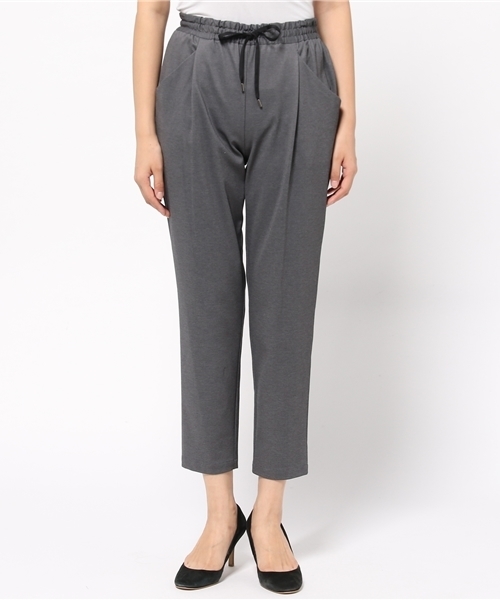 SHIPS for women（シップスフォーウィメン）の「ジャージードローストリングパンツ（その他パンツ・レディース・ブラック/キャメル/ネイビー・38/36）」の4枚目の写真