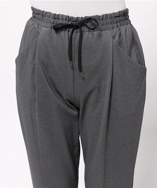 SHIPS for women（シップスフォーウィメン）の「ジャージードローストリングパンツ（その他パンツ・レディース・ブラック/キャメル/ネイビー・38/36）」の8枚目の写真