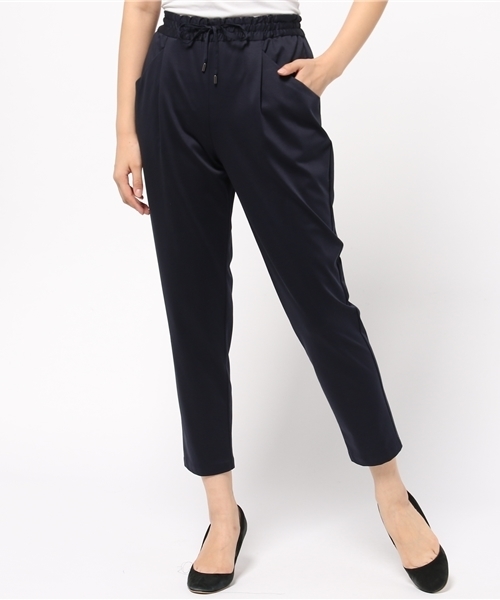 SHIPS for women（シップスフォーウィメン）の「ジャージードローストリングパンツ（その他パンツ・レディース・ブラック/キャメル/ネイビー・38/36）」の13枚目の写真