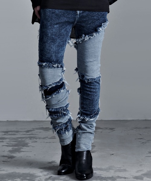 『CavariA/キャバリア』切替デニムパンツ（デニムパンツ）｜SILVER BULLET（シルバーバレット）