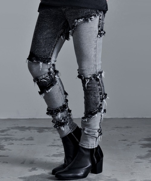 『CavariA/キャバリア』切替デニムパンツ（デニムパンツ）｜SILVER BULLET（シルバーバレット）