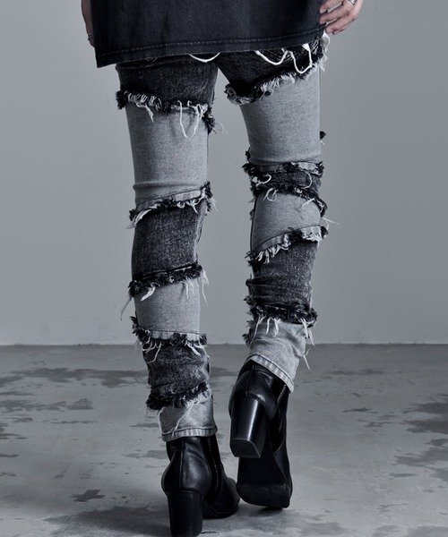 『CavariA/キャバリア』切替デニムパンツ（デニムパンツ）｜SILVER BULLET（シルバーバレット）