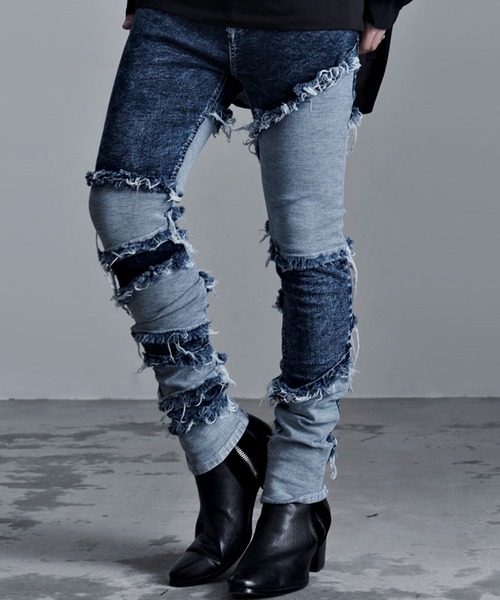 『CavariA/キャバリア』切替デニムパンツ（デニムパンツ）｜SILVER BULLET（シルバーバレット）