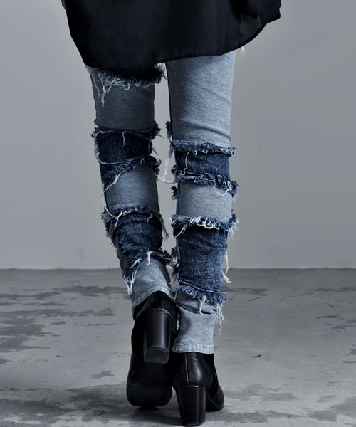 『CavariA/キャバリア』切替デニムパンツ（デニムパンツ）｜SILVER BULLET（シルバーバレット）