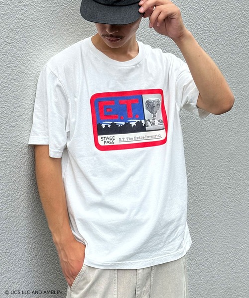 CIAOPANIC(チャオパニック)の「【Universalcollection/ユニバーサルコレクション】E.T.映画Tシャツ(Tシャツ/カットソー・レディース・ブラック系その他2/ブラック/アイボリー/チャコールグレー/ホワイト系その他2/ブラック系その他/ブラック系その他3/オフホワイト/ホワイト系その他3/ブラック系その他4/ホワイト系その他/ホワイト・FREE)」の5枚目の写真