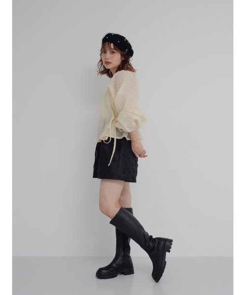 JUMELLE（ジュメロ）の「sheer pin dot blouse（シャツ/ブラウス・レディース・ベージュ/ピンク・FREE）」の20枚目の写真