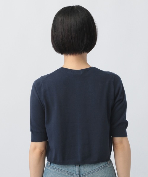 A part by(アパートバイ)の「FROZZEEニットカーディガン(カーディガン/ボレロ・レディース・ネイビー/ブラック系その他2/グリーン/アイボリー・FREE)」の19枚目の写真