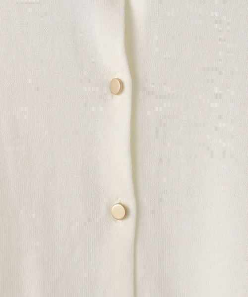 A part by(アパートバイ)の「FROZZEEニットカーディガン(カーディガン/ボレロ・レディース・ネイビー/ブラック系その他2/グリーン/アイボリー・FREE)」の13枚目の写真