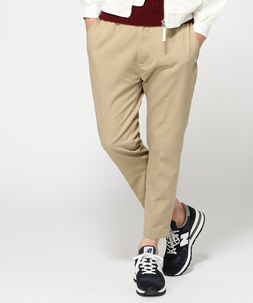 417 EDIFICE（フォーワンセブンエディフィス）の「◇T/C ツイルイージーアンクルパンツ（その他パンツ・メンズ・グレー/ベージュ/ネイビー・LARGE/MEDIUM/SMALL）」の3枚目の写真