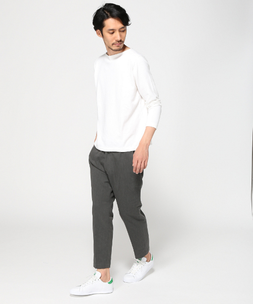 417 EDIFICE（フォーワンセブンエディフィス）の「◇T/C ツイルイージーアンクルパンツ（その他パンツ・メンズ・グレー/ベージュ/ネイビー・LARGE/MEDIUM/SMALL）」の16枚目の写真