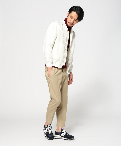 417 EDIFICE（フォーワンセブンエディフィス）の「◇T/C ツイルイージーアンクルパンツ（その他パンツ・メンズ・グレー/ベージュ/ネイビー・LARGE/MEDIUM/SMALL）」の17枚目の写真