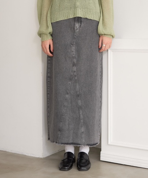 Formeque(フォルミーク)の「デニムタイトスカート(デニムスカート・レディース・ブルー/ブラック・SMALL/MEDIUM)」の20枚目の写真
