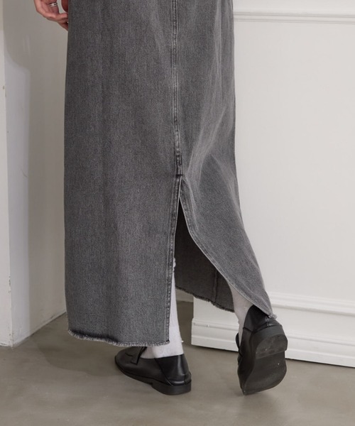 Formeque(フォルミーク)の「デニムタイトスカート(デニムスカート・レディース・ブルー/ブラック・SMALL/MEDIUM)」の17枚目の写真