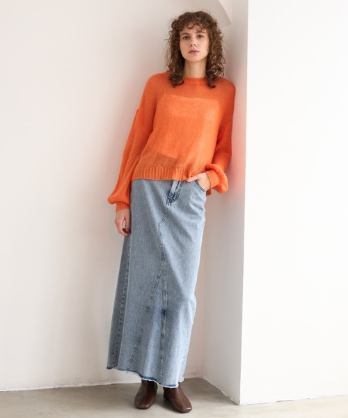 関税.送料込 MAX MARA Peplo デニム タイトスカート デニムスカート タイト マーメイド[品番：TWPW0001554]｜Fetch