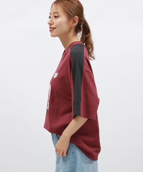 LAKOLE（ラコレ）の「アソートゲームプリントＴ / 142963（Tシャツ/カットソー・レディース・オフホワイト/ブラック/ボルドー・FREE）」の19枚目の写真