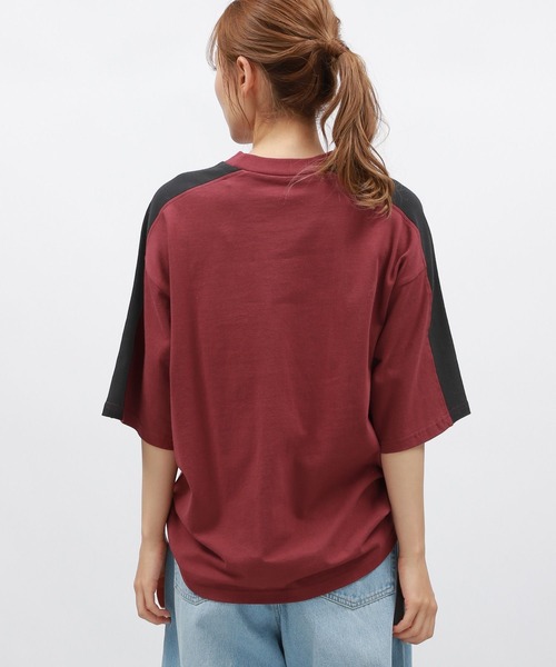 LAKOLE（ラコレ）の「アソートゲームプリントＴ / 142963（Tシャツ/カットソー・レディース・オフホワイト/ブラック/ボルドー・FREE）」の21枚目の写真