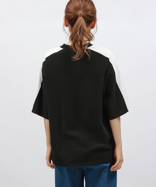 LAKOLE（ラコレ）の「アソートゲームプリントＴ / 142963（Tシャツ/カットソー・レディース・オフホワイト/ブラック/ボルドー・FREE）」の10枚目の写真