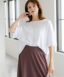 Elura | ＜接触冷感＞ひやっとタッチベーシックTシャツ/138093(Tシャツ/カットソー)