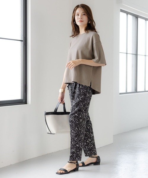 Elura（エルーラ）の「＜接触冷感＞ひやっとタッチベーシックTシャツ/138093（Tシャツ/カットソー・レディース・グリーン系その他/ブラック/グレー/ホワイト・MEDIUM/SMALL/LARGE）」の18枚目の写真