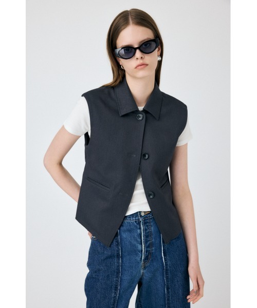MOUSSY（マウジー）の「SINGLE COLLAR ベスト（ベスト）」 - WEAR