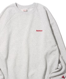 【Healthknit】Classic Sweat Crew L/S　w/Logo Enmbroidery / クルーネックスウェット