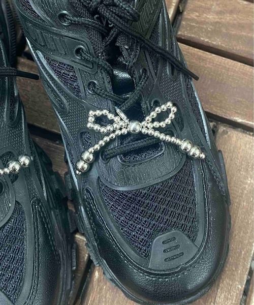 WEGO（ウィゴー）の「WEGO/スニーカーツブリボン（シューズアクセサリー・レディース・その他1/ホワイト/その他2・FREE）」の6枚目の写真