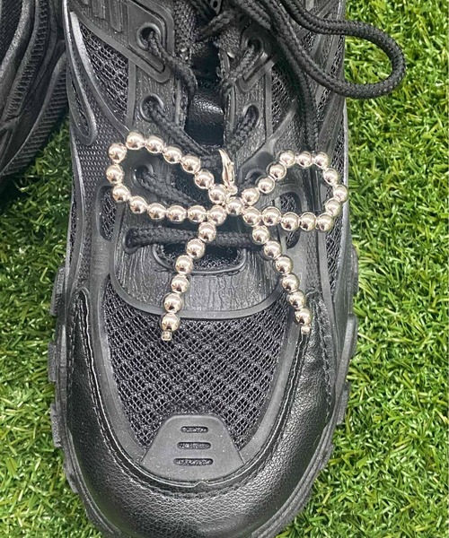 WEGO（ウィゴー）の「WEGO/スニーカーツブリボン（シューズアクセサリー・レディース・その他1/ホワイト/その他2・FREE）」の7枚目の写真