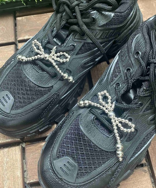 WEGO（ウィゴー）の「WEGO/スニーカーツブリボン（シューズアクセサリー・レディース・その他1/ホワイト/その他2・FREE）」の12枚目の写真